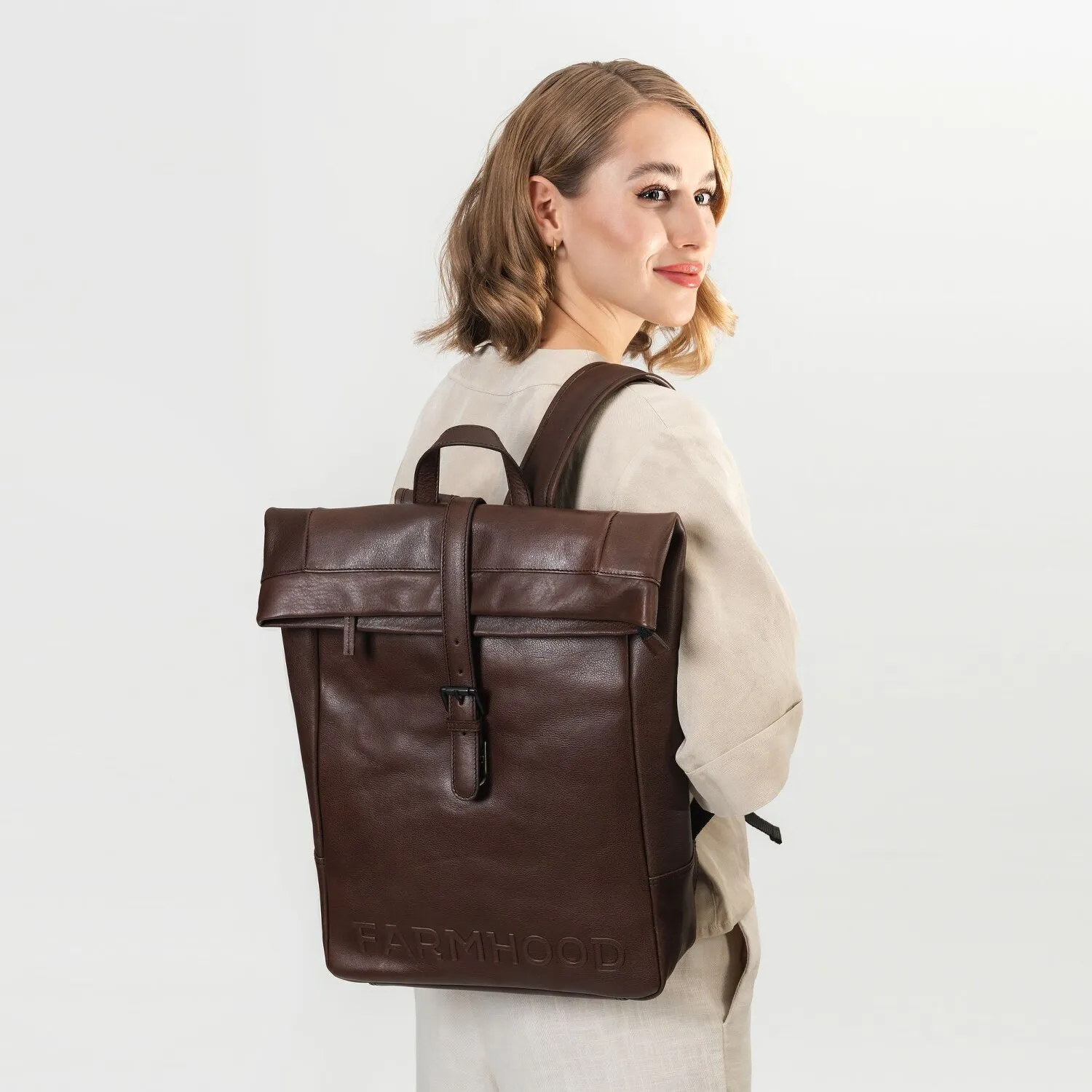 Farmhood Memphis Zaino Pelle 41 cm Scomparto per laptop