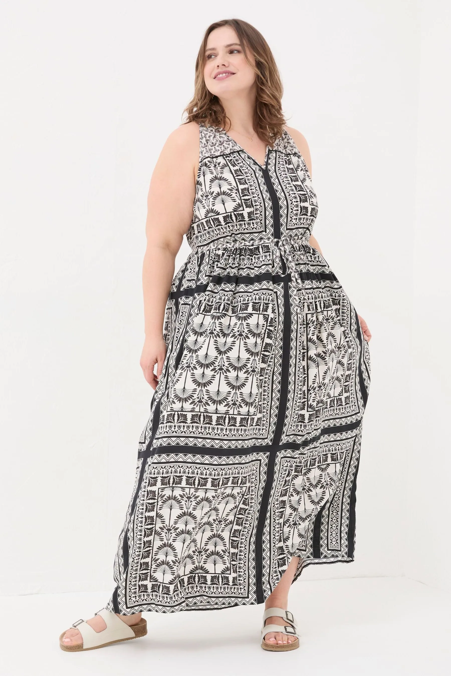 FatFace - Maya Palace - Sciarpa - Abito maxi