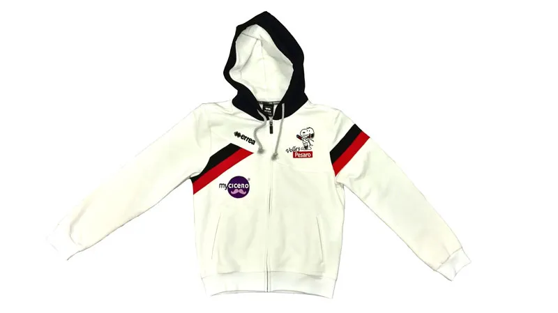 FELPA E-VOLLEY PESARO FUNK F Z CAP JR