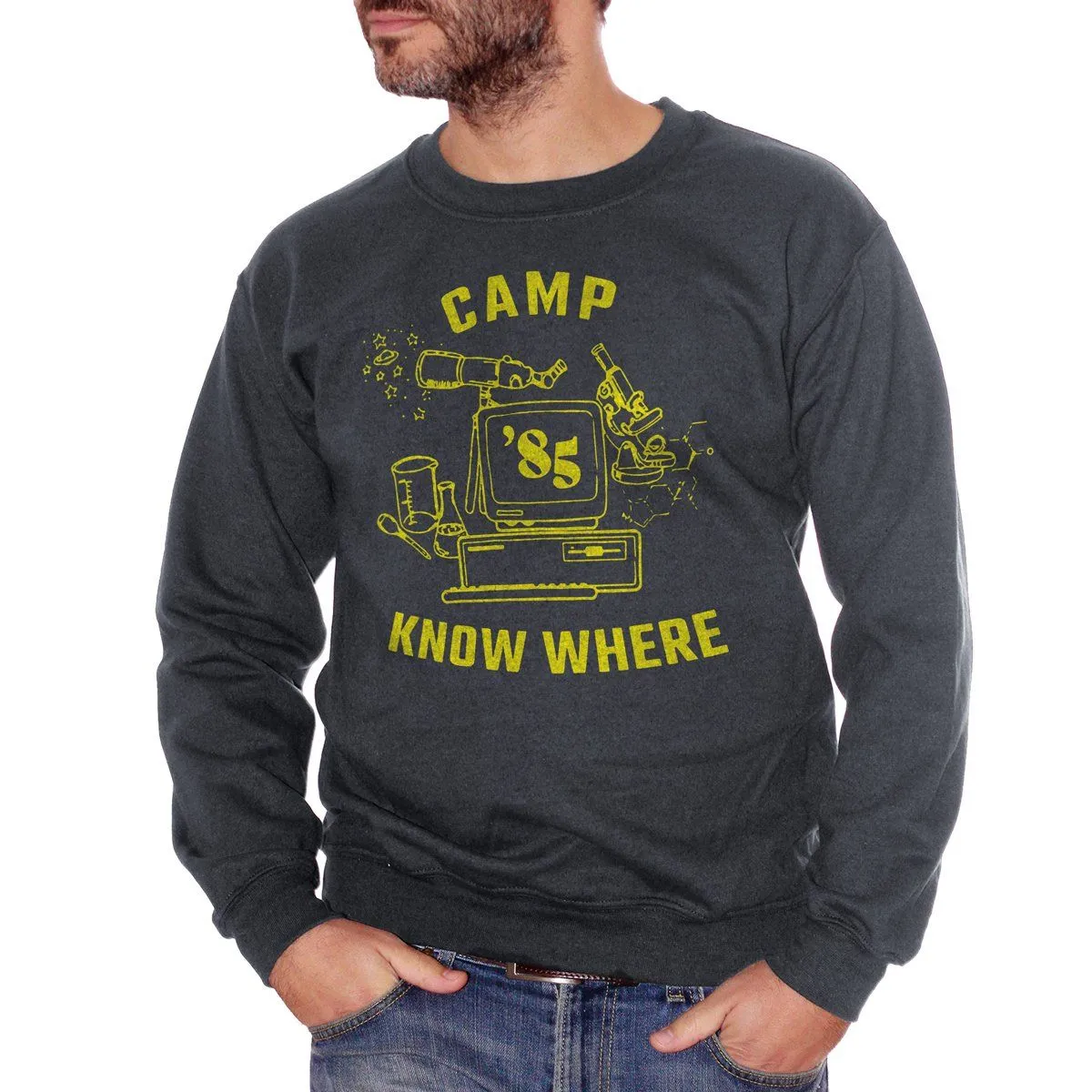 Felpa Girocollo Camp Know Where Stranger - Serie TV - Movie