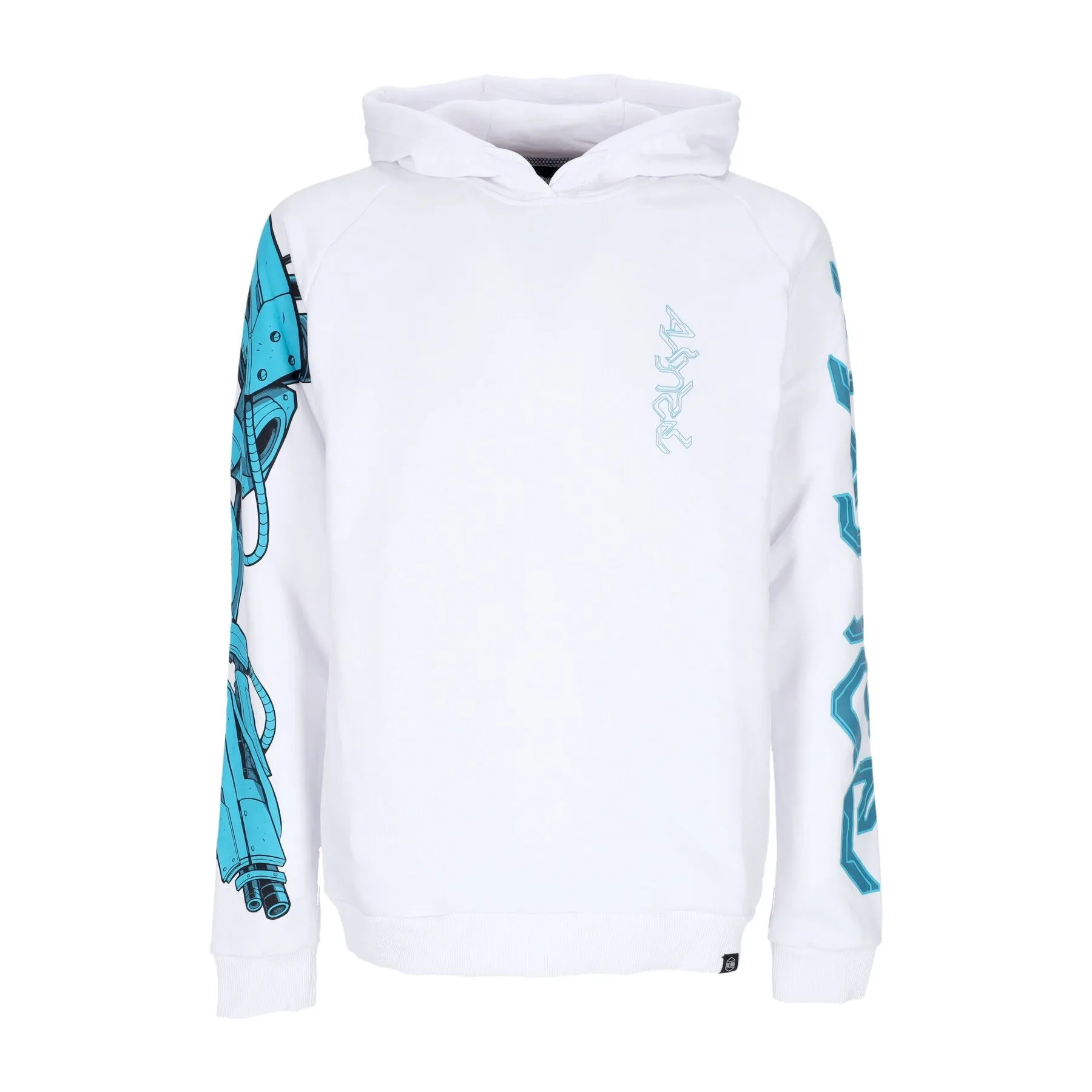 Felpa Leggera Cappuccio Uomo Ninja Rabbit Hoodie White