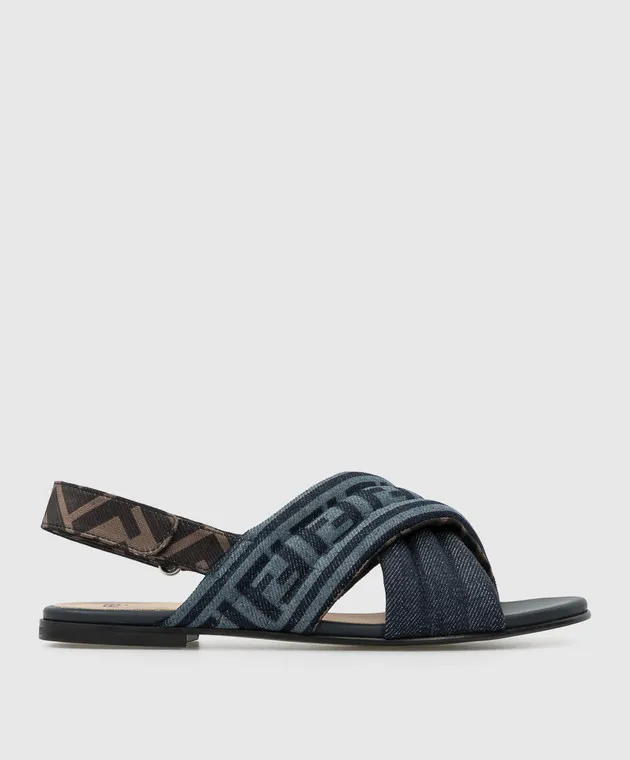 Fendi Sandali blu per bambini JFR323AEGU3236