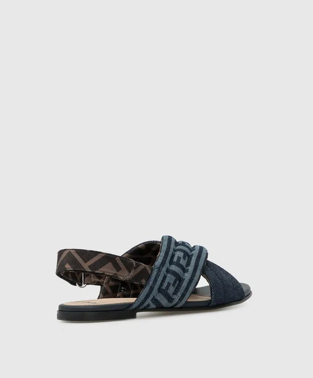 Fendi Sandali blu per bambini JFR323AEGU3236