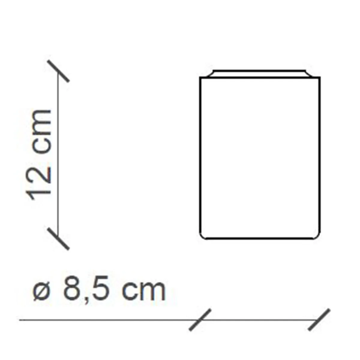 FerroLuce  Faretto da soffitto piccolo rotondo interamente in ceramica dal design moderno Pi - 28W
