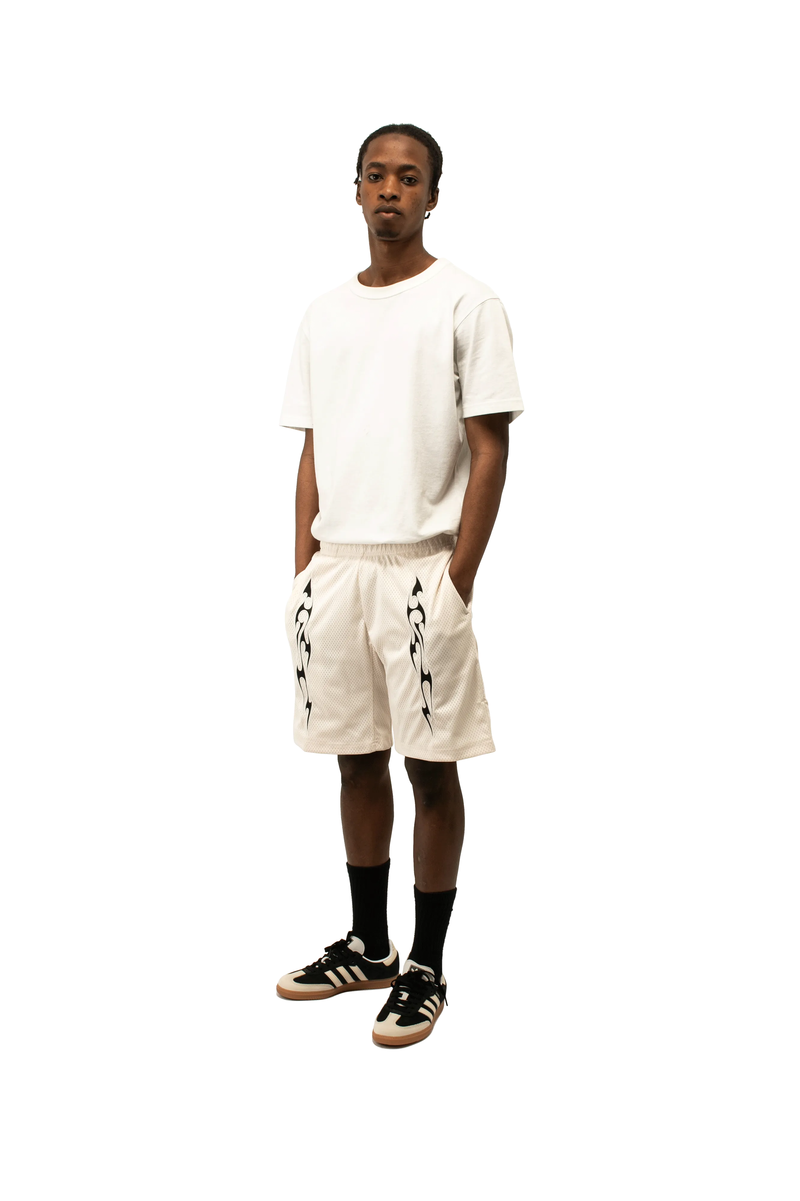 Flame Mesh Shorts