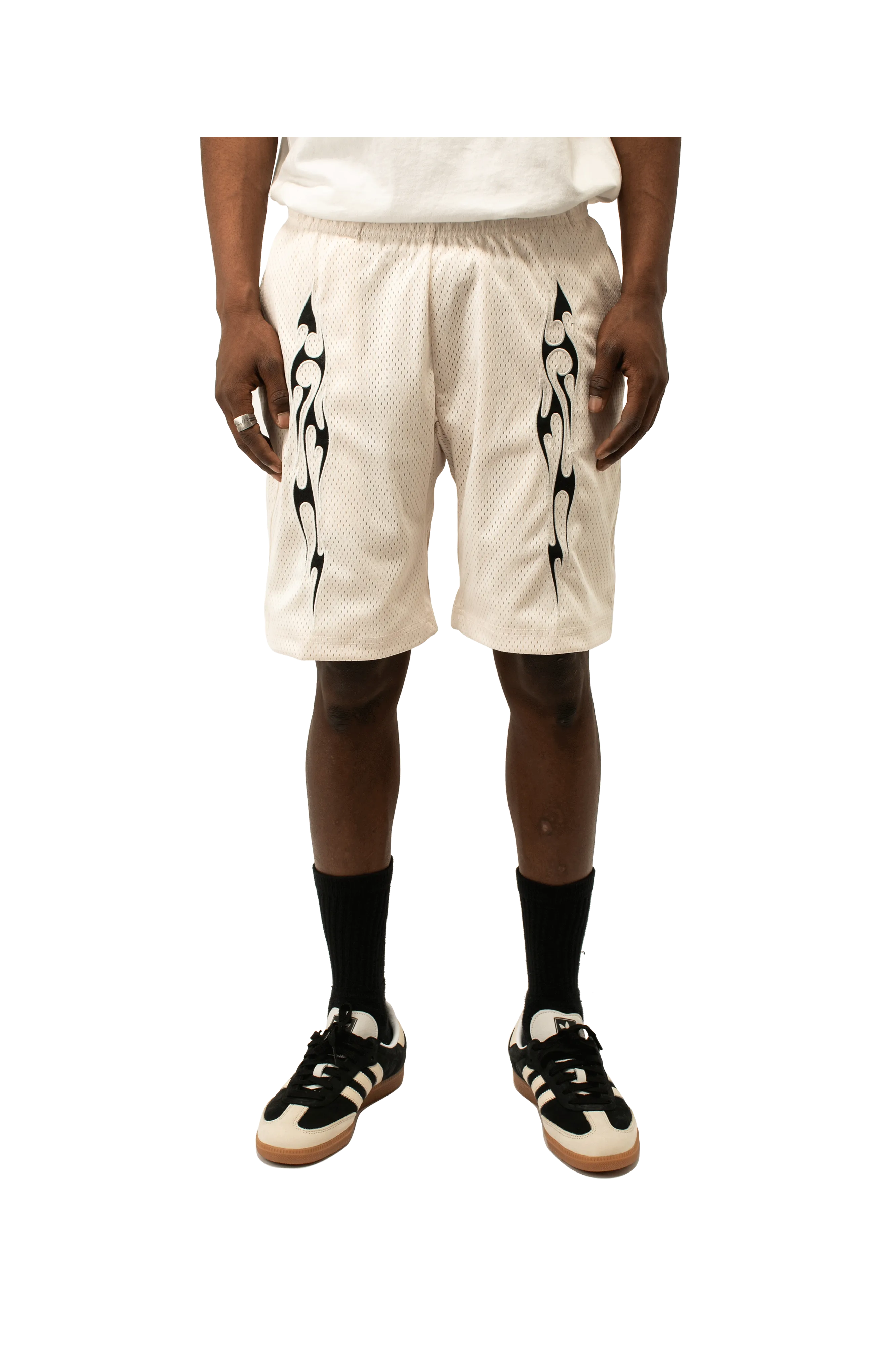 Flame Mesh Shorts