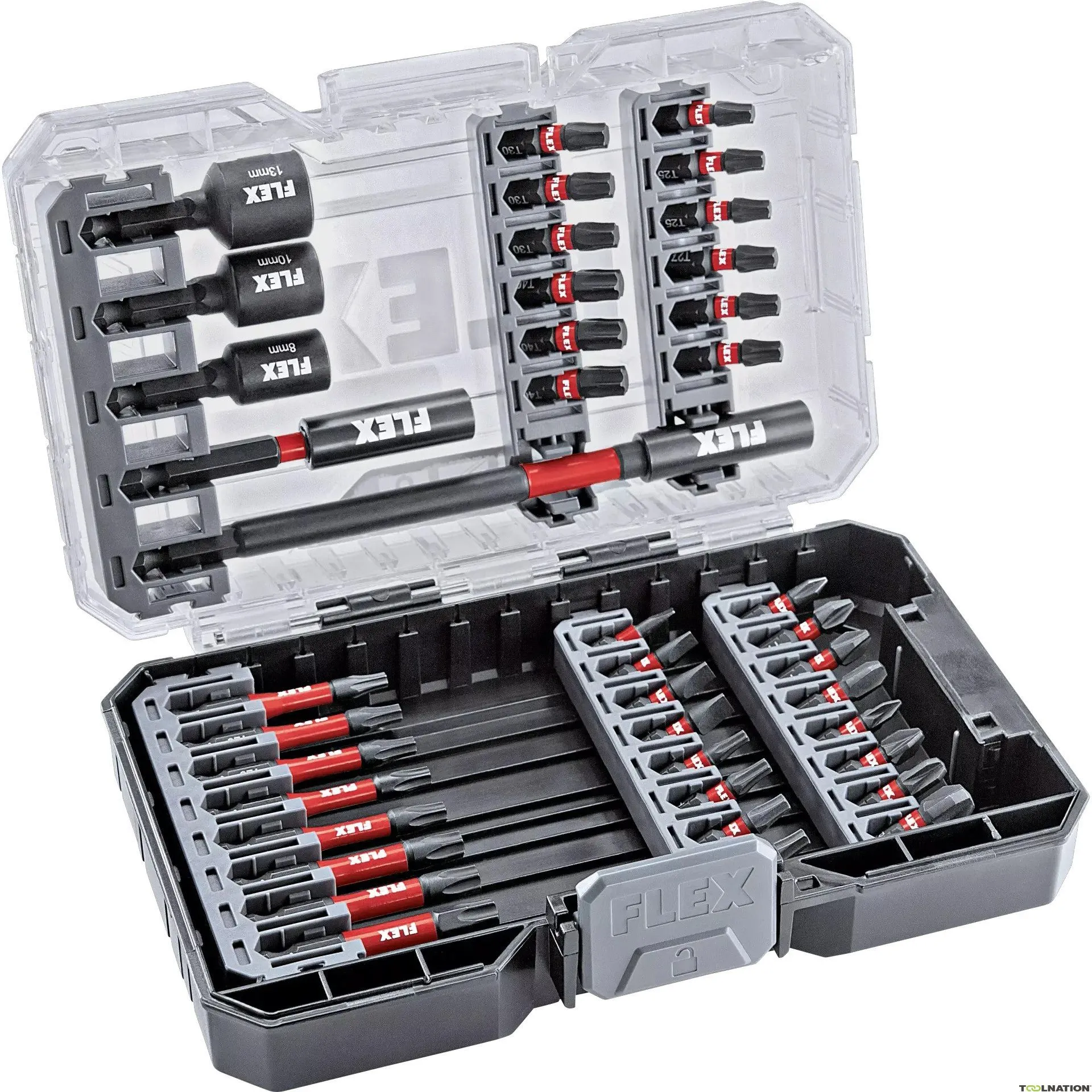 Flex-tools Accessori 530494 DB 41 Set di bit da 41 pezzi