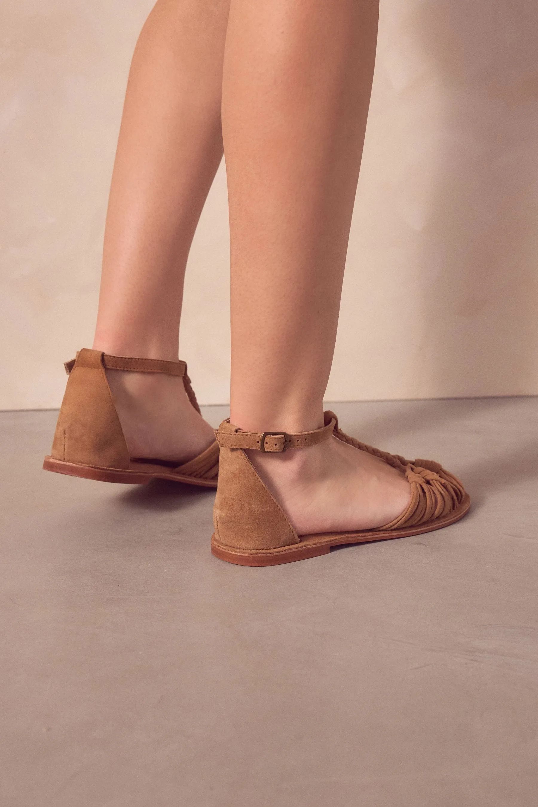 Forever Comfort® - Huarache - Scarpe in pelle con cinturino a T