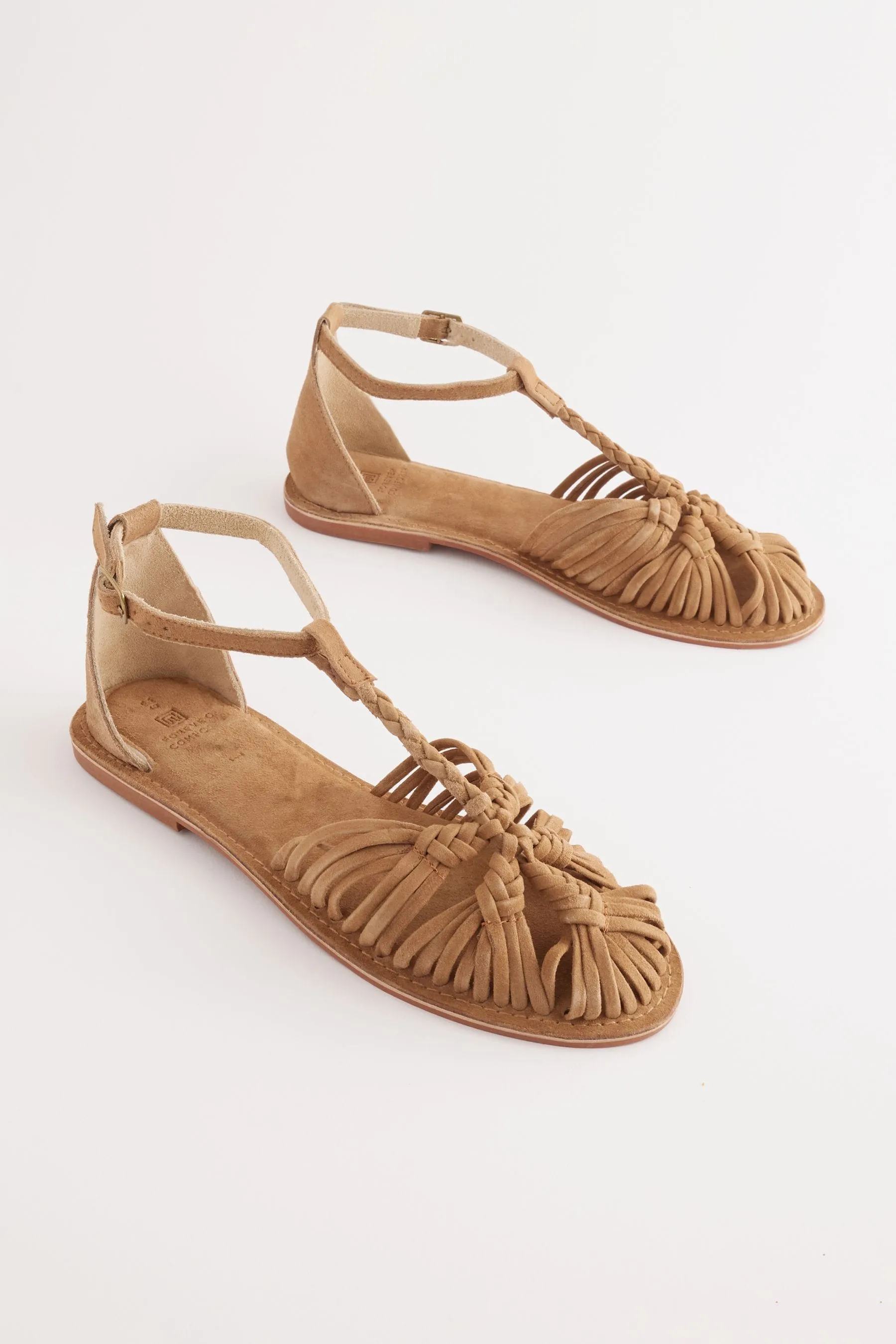 Forever Comfort® - Huarache - Scarpe in pelle con cinturino a T
