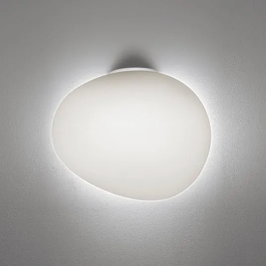 Foscarini Gregg grande semi 1 applique, bianco
