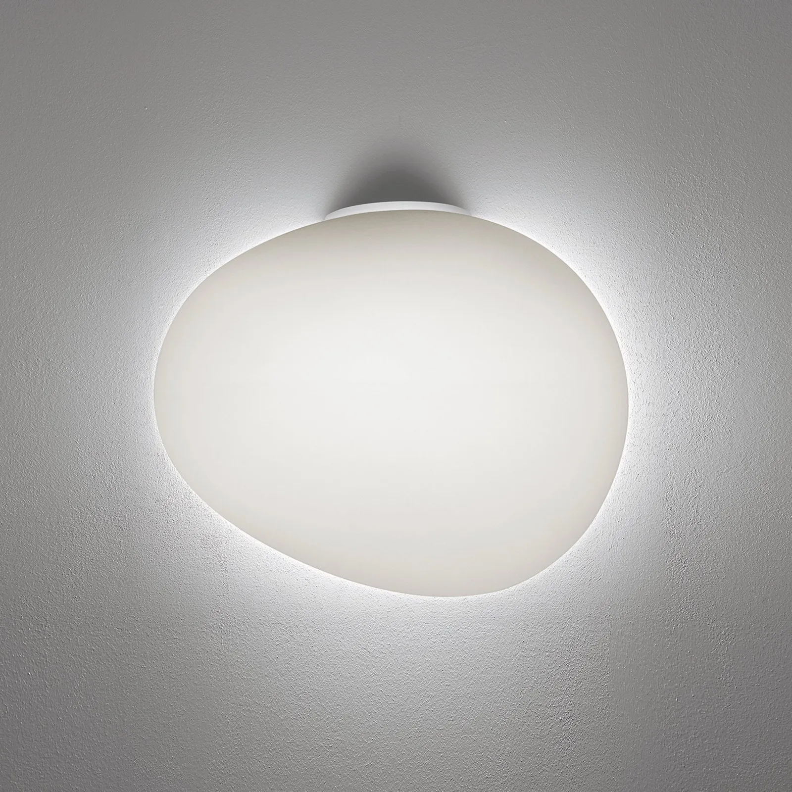Foscarini Gregg grande semi 1 applique, bianco
