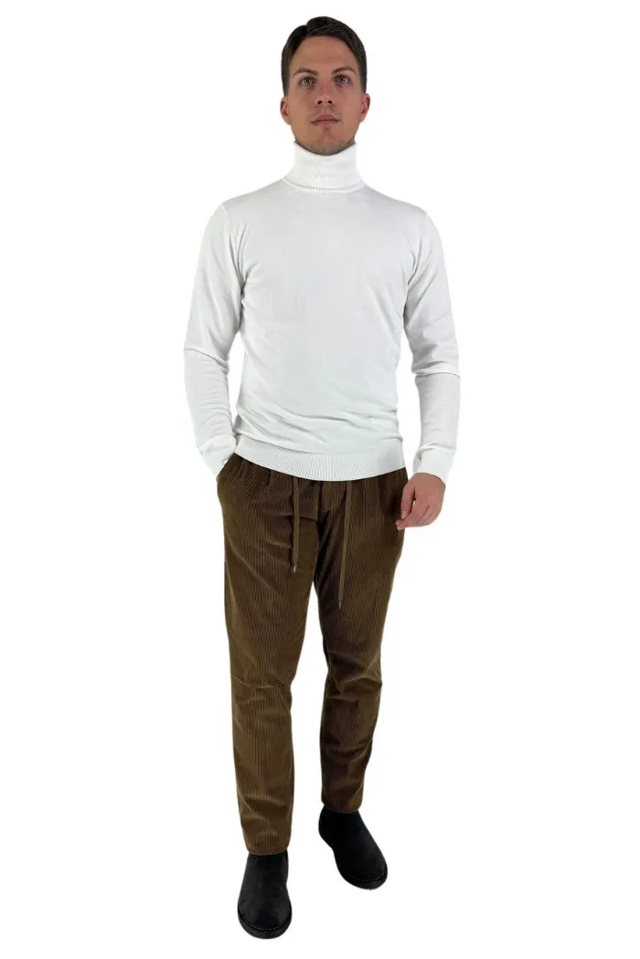 Four.ten Industry pantalaccio in velluto t9152-223087