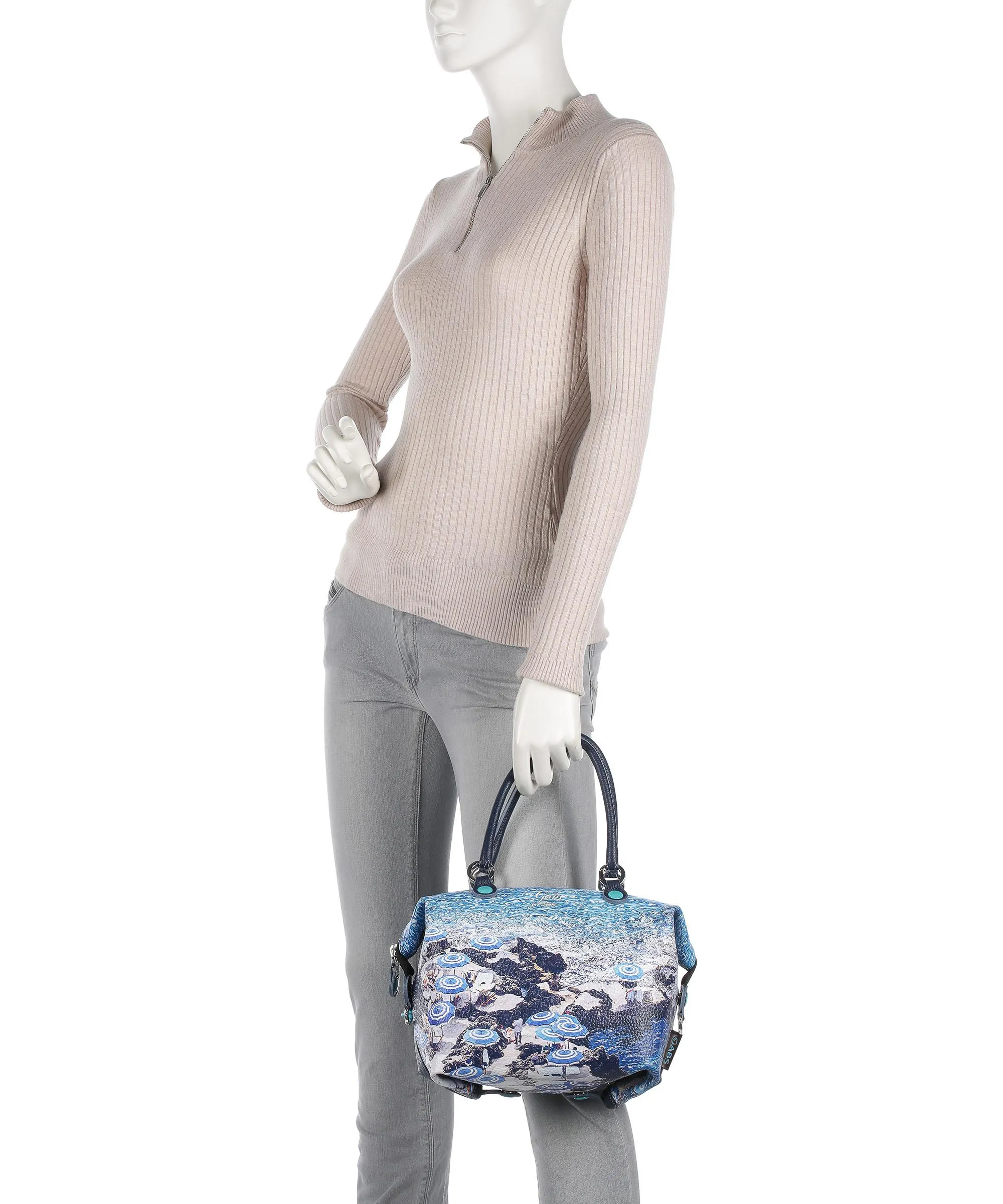  Gabs Trip G3 Plus Holiday Borsa a mano pelle di vitello grana multicolore  