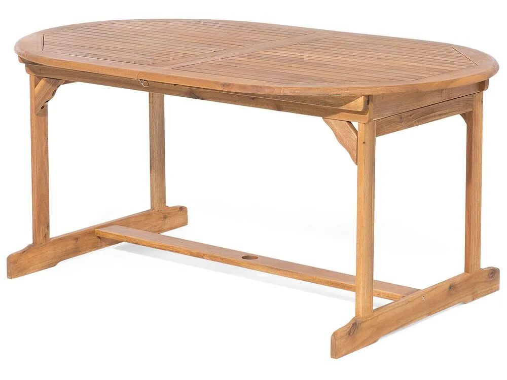 Garden Dining Set 8 Seater MAUI with Cushions Acacia Wood Blue