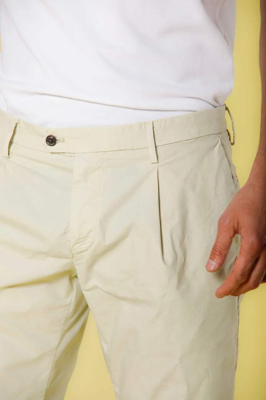 Genova Style pantalon chino homme en toile de parachute en tencel et cotone régulière