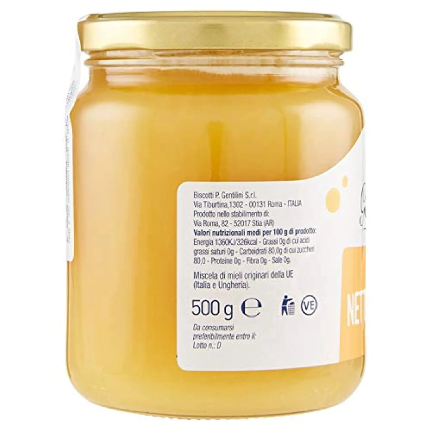 Gentilini Miele di Nettare di Fiori, 500g