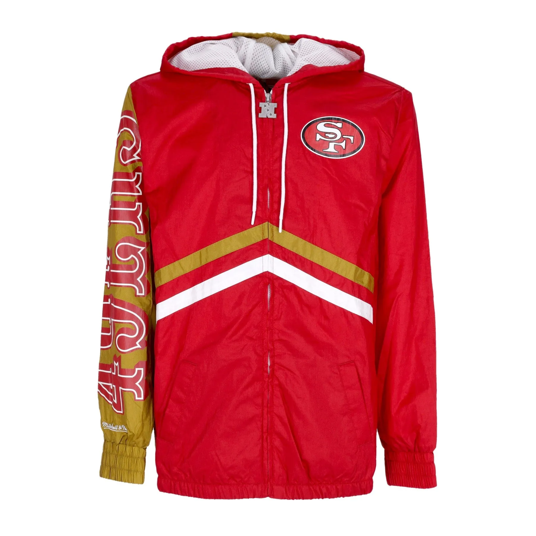 Giacca A Vento Uomo Nfl Undeniable Full Zip Windbreaker Saf49e Scarlet