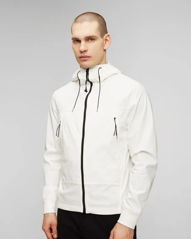 Giacca bianca softshell da uomo C.P. Company Shell-R