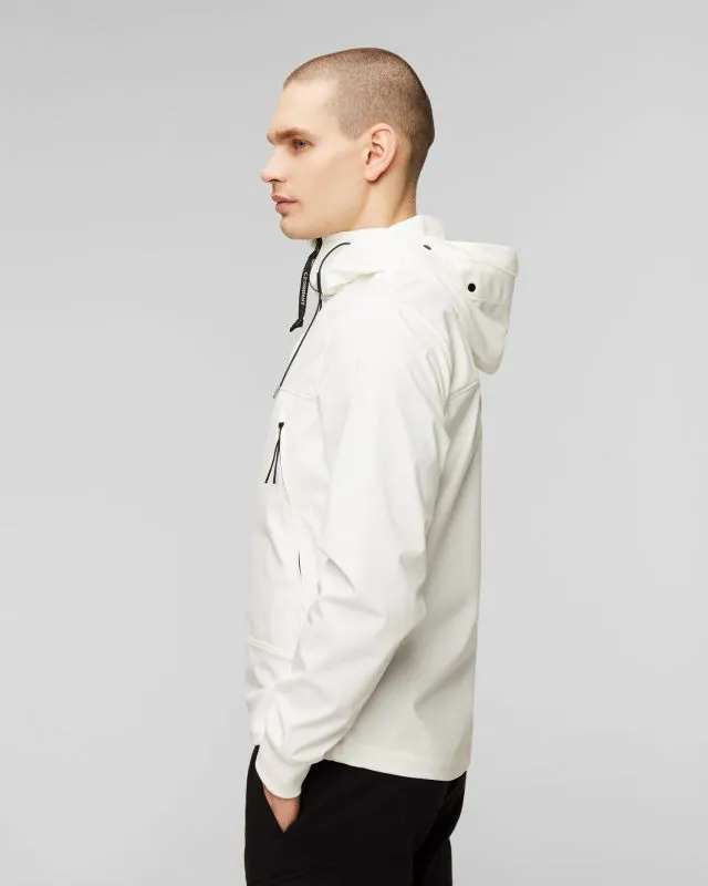 Giacca bianca softshell da uomo C.P. Company Shell-R