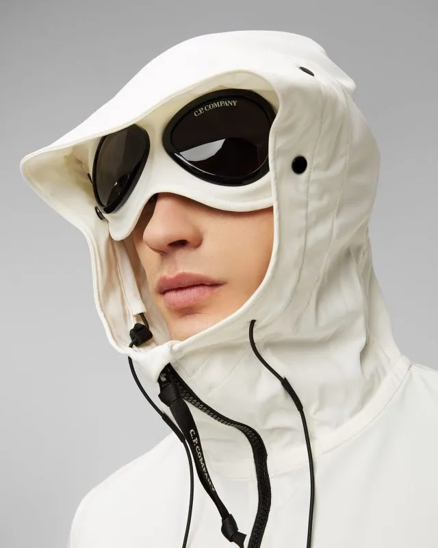 Giacca bianca softshell da uomo C.P. Company Shell-R