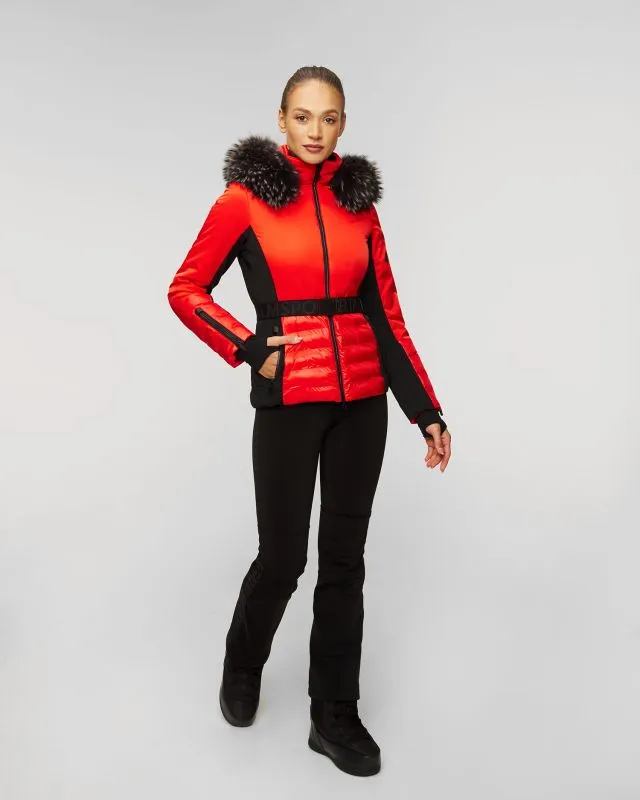 Giacca con pelliccia da sci da donna Sportalm