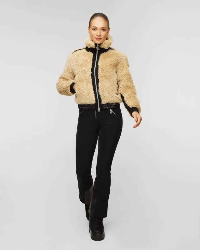 Giacca di pelliccia beige da donna Toni Sailer Madita
