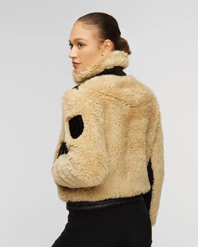 Giacca di pelliccia beige da donna Toni Sailer Madita