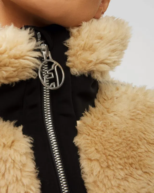 Giacca di pelliccia beige da donna Toni Sailer Madita