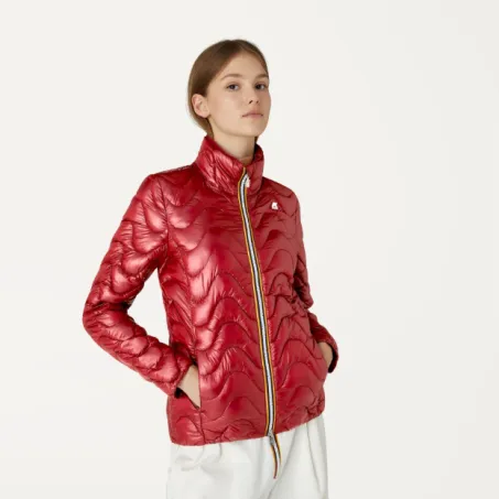 Giacca Donna K-WAY Violette Eco Warm K4112TW WNL Bordeaux