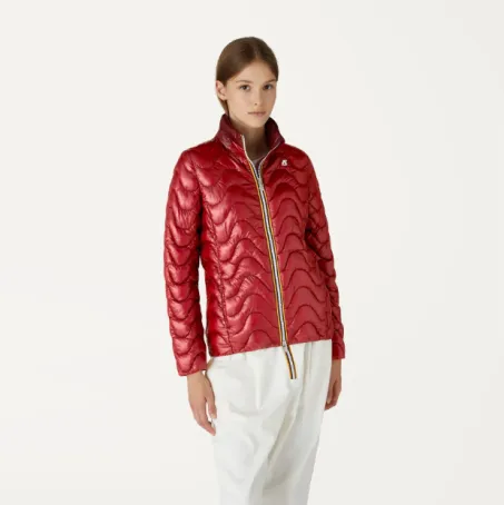 Giacca Donna K-WAY Violette Eco Warm K4112TW WNL Bordeaux