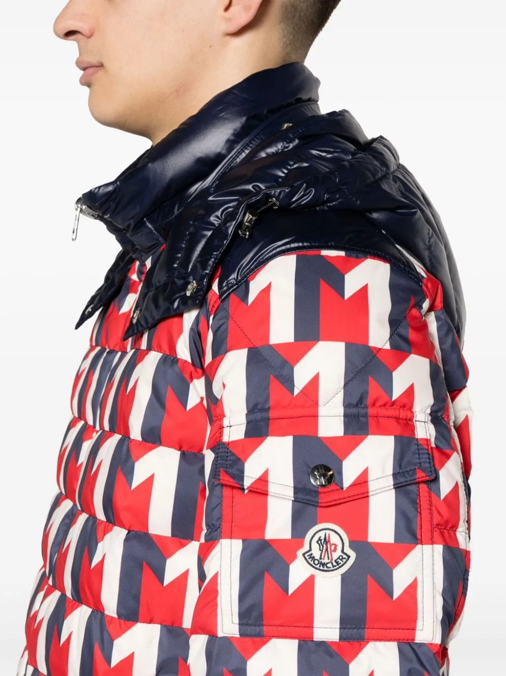 Giacca reversibile con cappuccio tablasses in multicolore - uomo