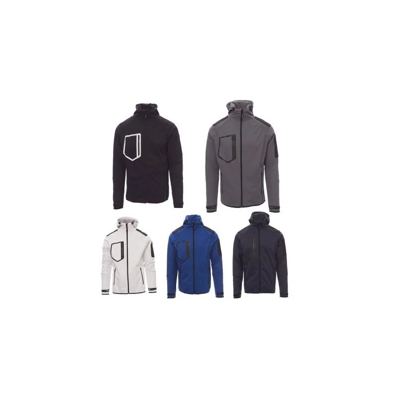 Giacca Softshell Ergonomica con Manica Raglan e Cappuccio Sagomato Extreme - Payper AY 7235