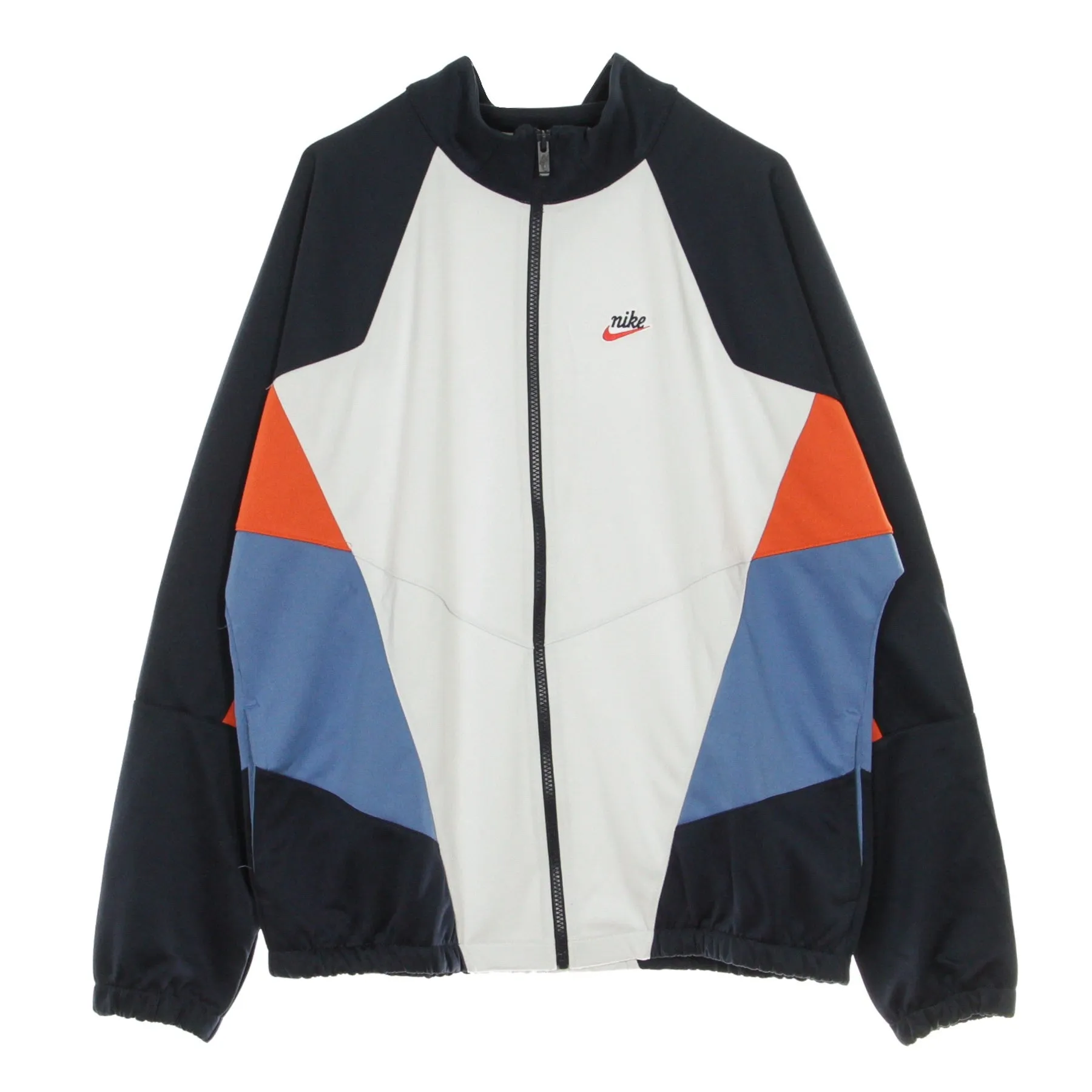 Giacca Tuta Uomo Sportswear Heritage Signature Obsidian/photon Dust/mantra Orange