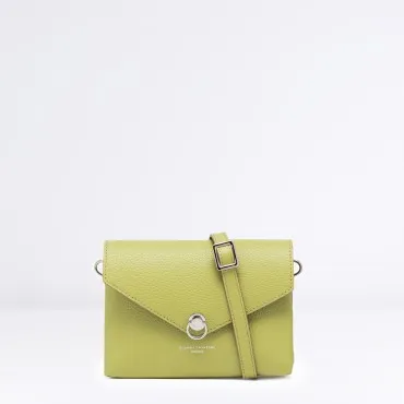  GIANNI CHIARINI Borsa tracolla Corallo in pelle Col. Verde