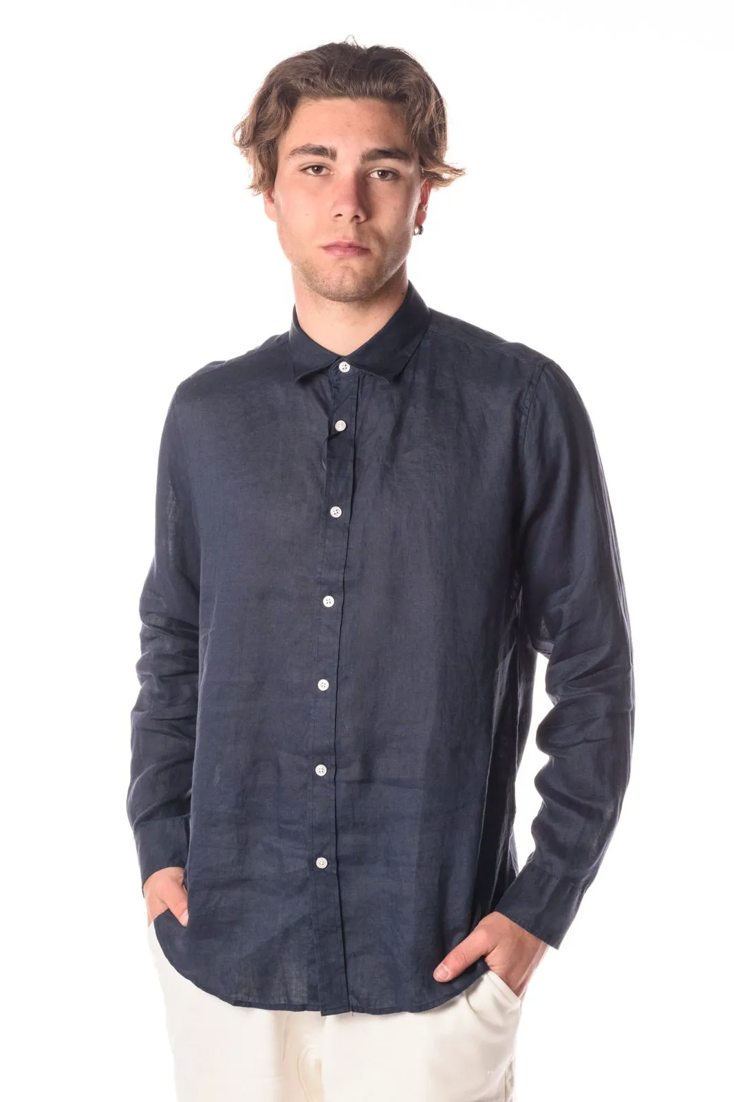 Gianni Lupo Camicia Lino Uomo
