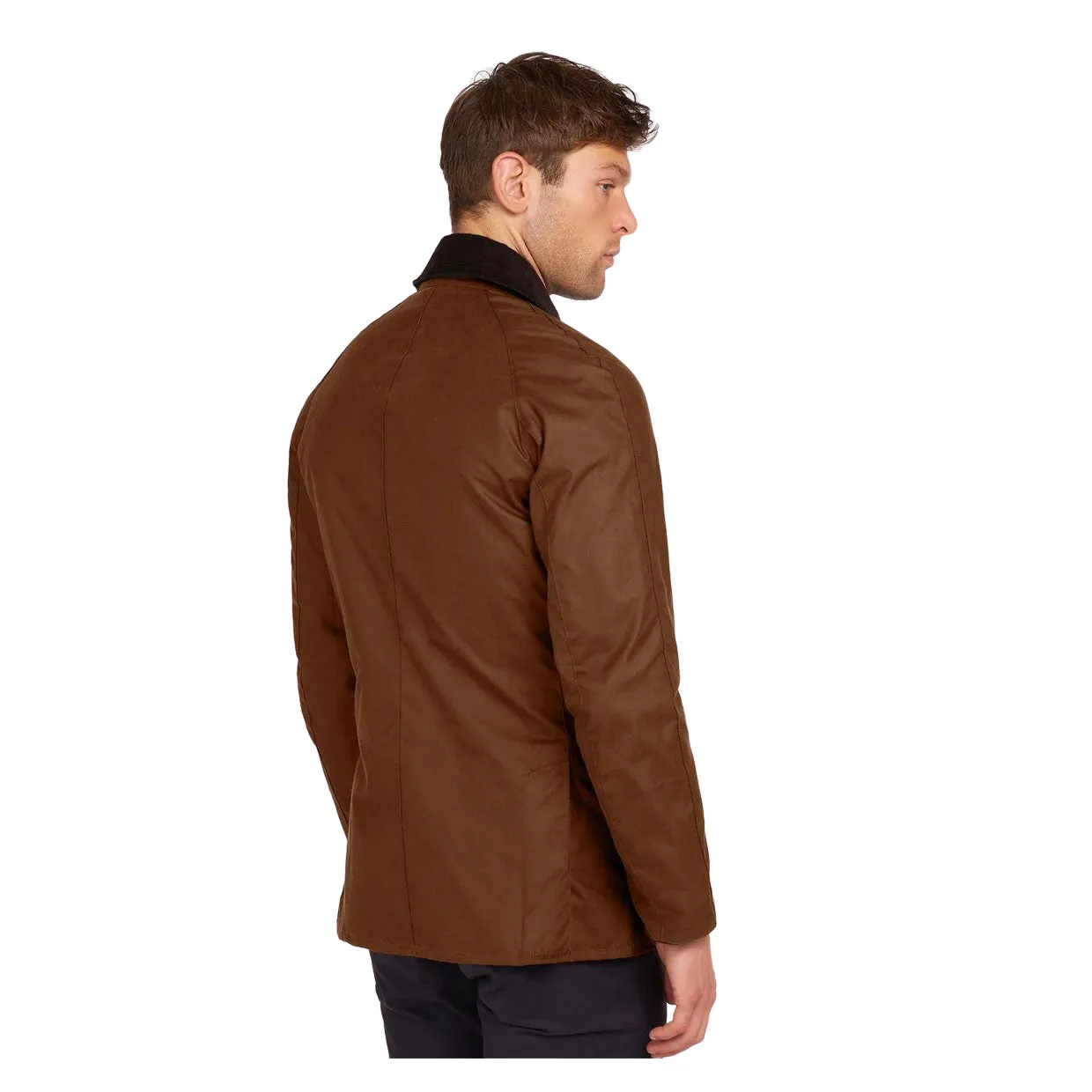 Giubbino Uomo Barbour Ashby Wax Marrone