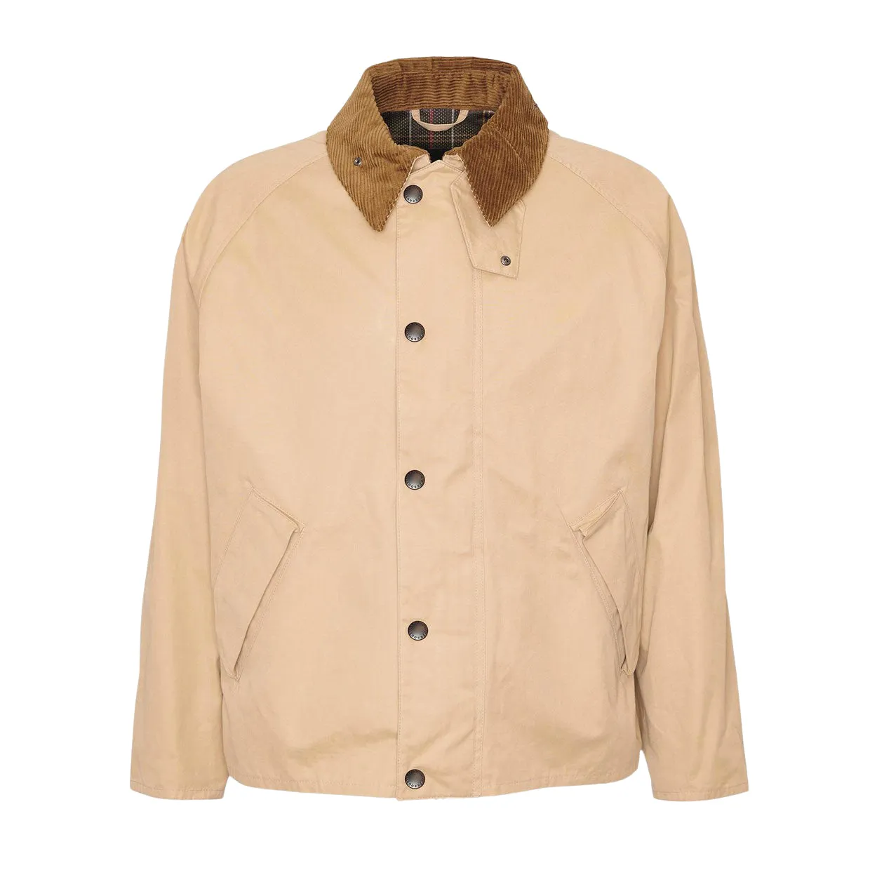 Giubbino Uomo Barbour Transporter Oversized Beige