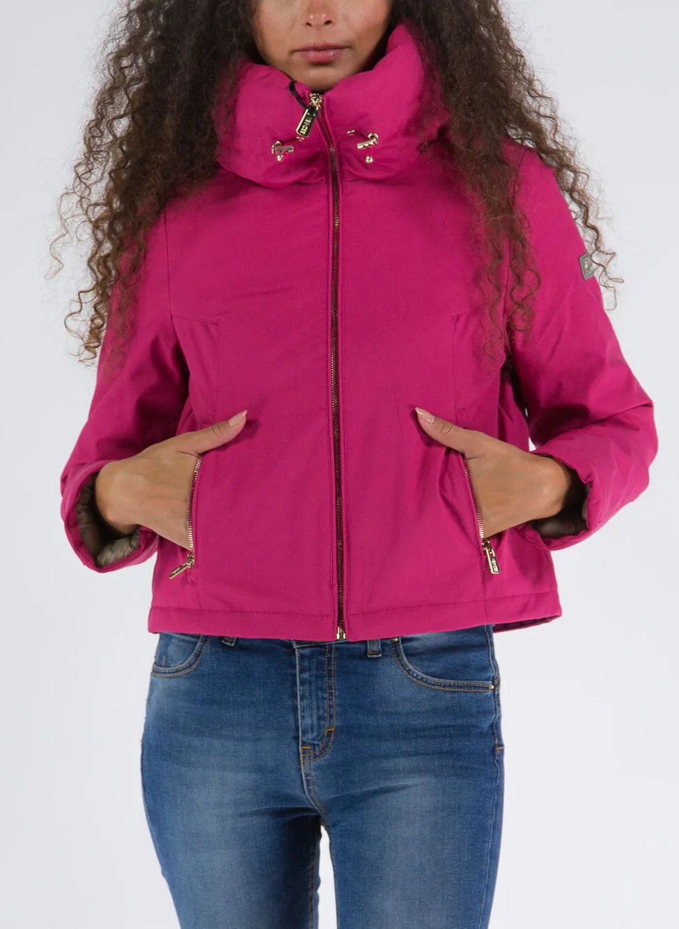 giubbotto softshell corto collo anello