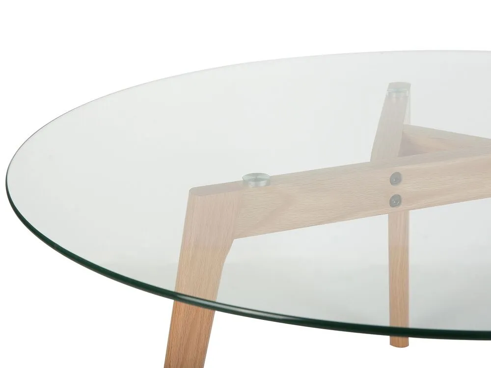 Glass Top Coffee Table MINNESOTA