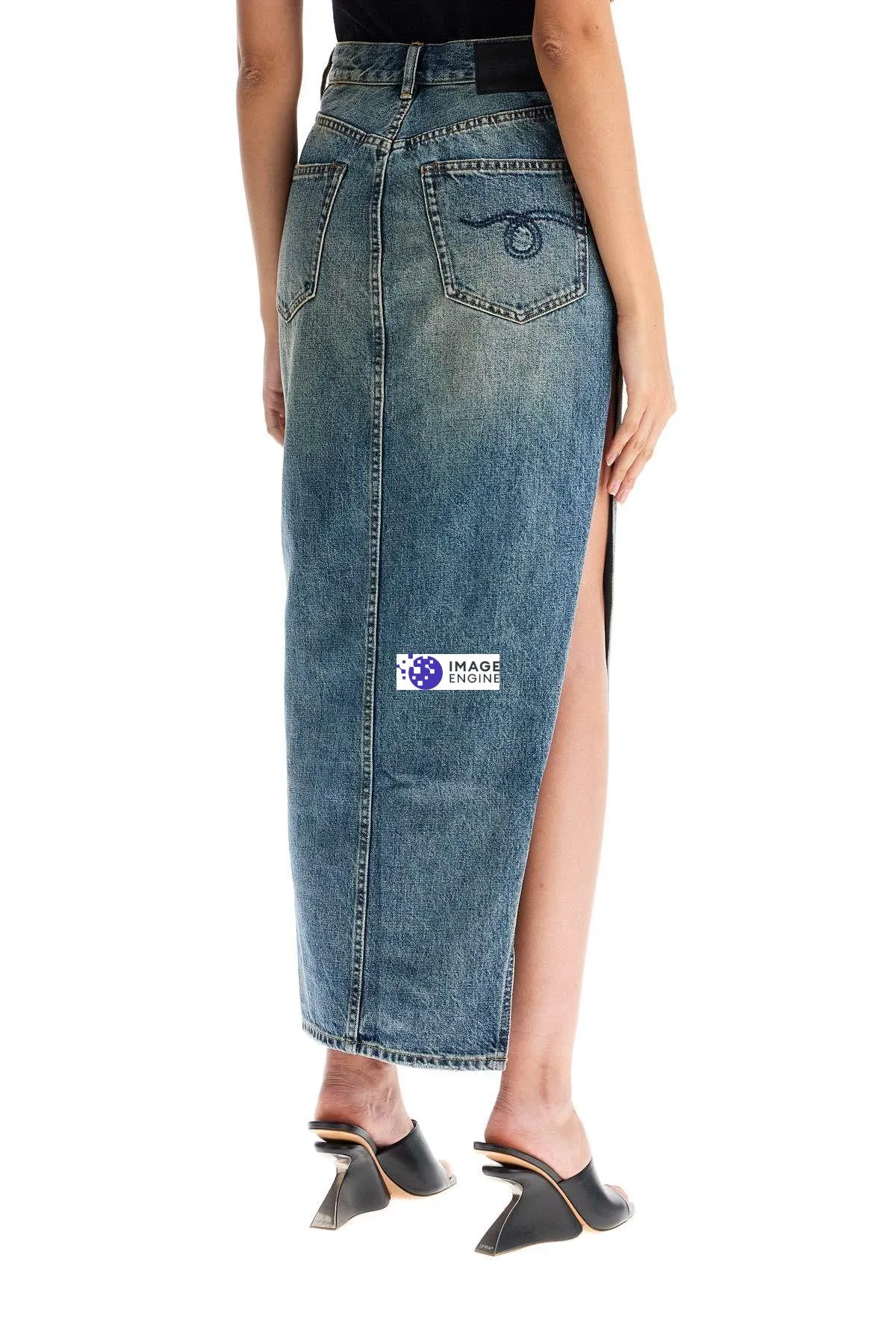 Gonna in denim Devon