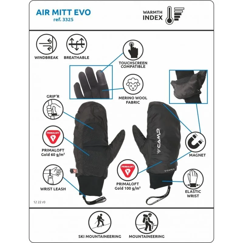 Guanti Camp Air Mitt Evo (nero)