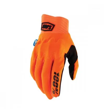 Guanti da MTB 100% Bike COGNITO SMART SHOCK (Arancione fluo)