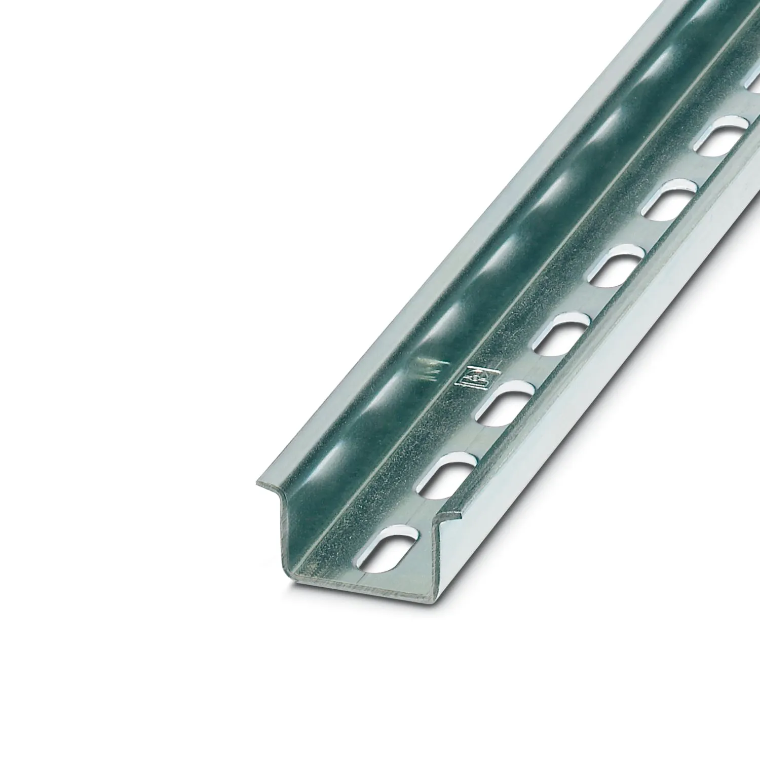 Guida DIN Phoenix Contact Deep Top Hat Tipo perforato 2000mm x 35mm x 15mm, in Acciaio