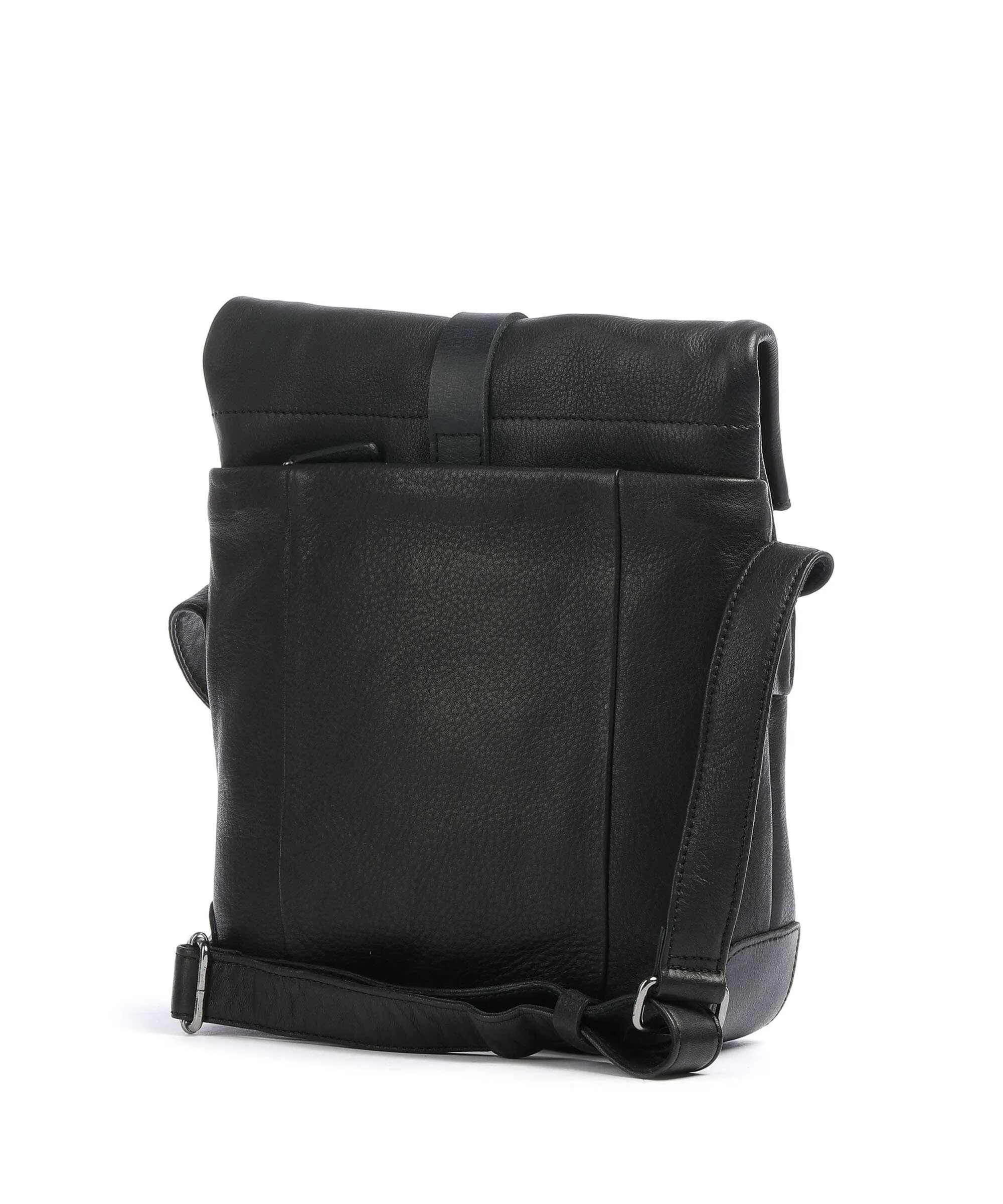 Harold's Mount Ivy Borsa a tracolla pelle a grana fine nero  