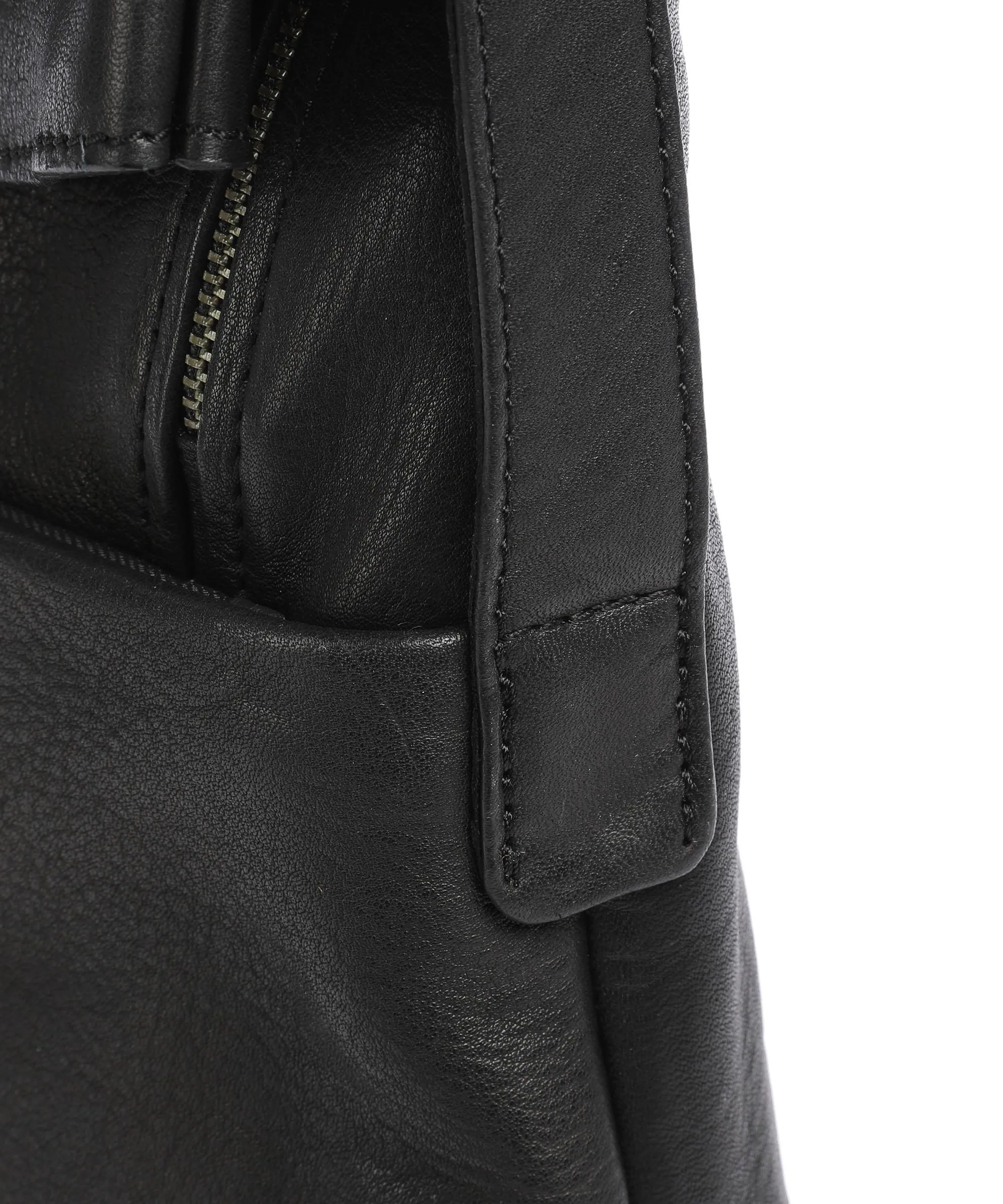  Harold's Mount Ivy Borsa a tracolla pelle a grana fine nero  