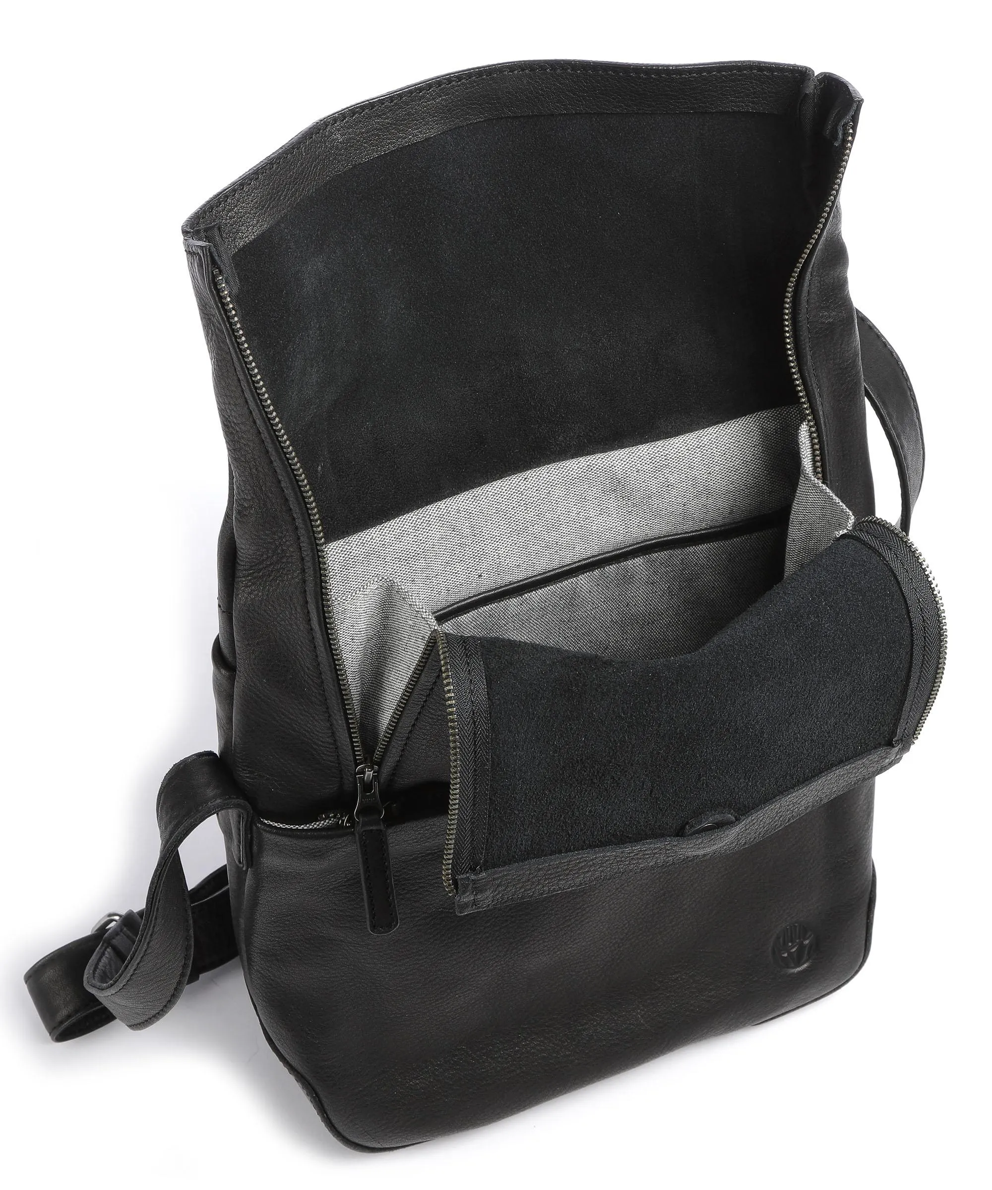  Harold's Mount Ivy Borsa a tracolla pelle a grana fine nero  