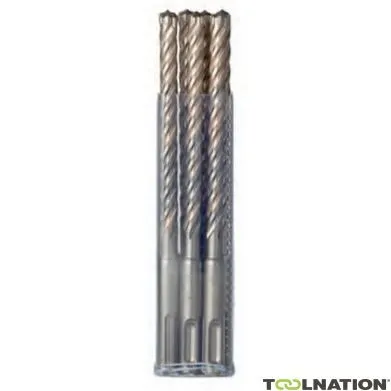 HiKOKI Accessori 752932 Trapano a percussione SDS-Plus a 4 taglienti 14x160 mm 10 pezzi