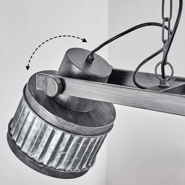 Holsa Lampada a Sospensione Nero, 3-Luci