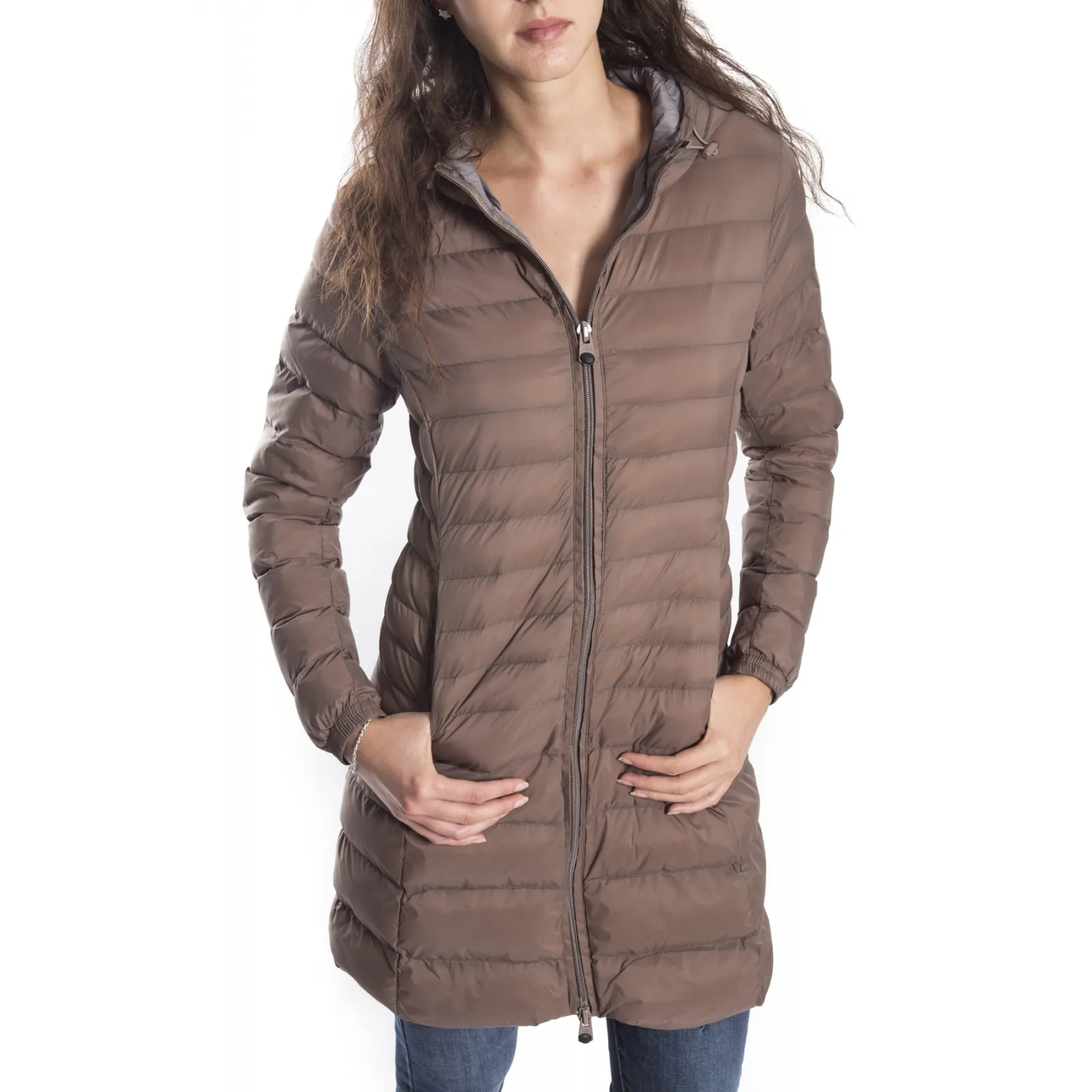 HOMEWARD Piumino 100 grammi con zip col. MUD/LIGHT GREY Art. HLC353