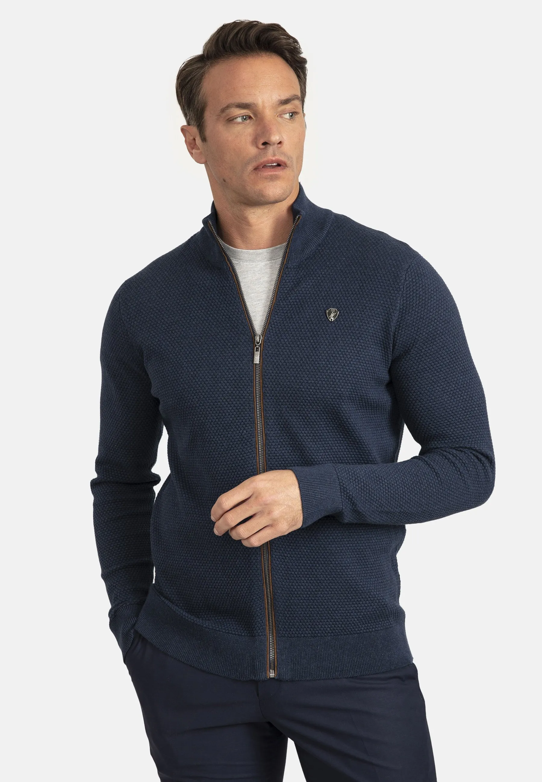 HONEYCOMB ZIPPER  - Cardigan